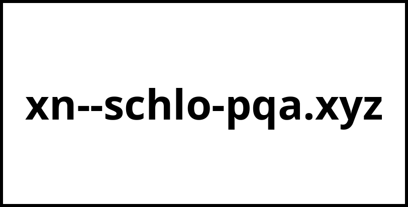 xn--schlo-pqa.xyz