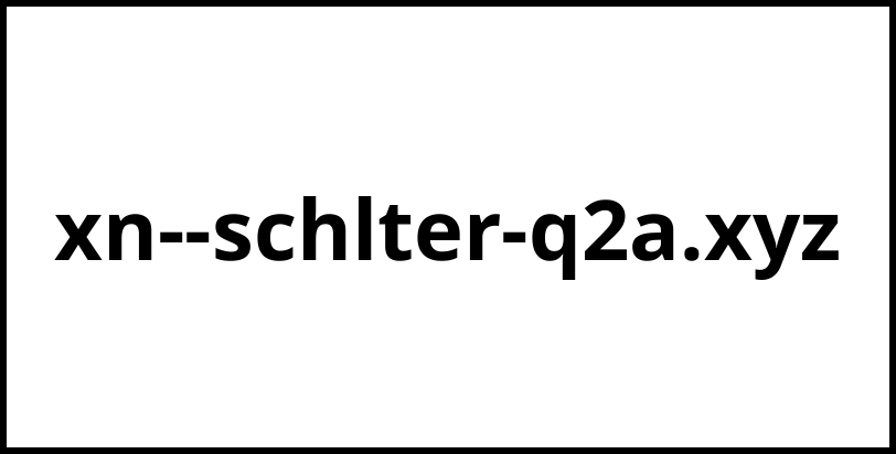 xn--schlter-q2a.xyz