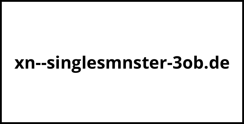 xn--singlesmnster-3ob.de