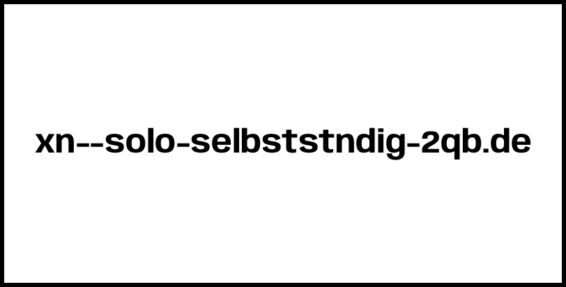 xn--solo-selbststndig-2qb.de