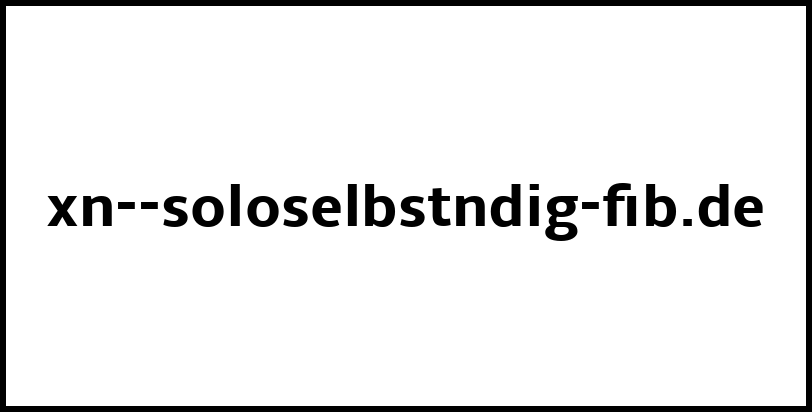 xn--soloselbstndig-fib.de