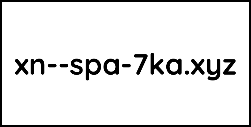 xn--spa-7ka.xyz