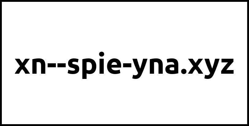 xn--spie-yna.xyz