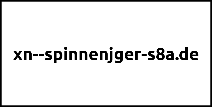 xn--spinnenjger-s8a.de