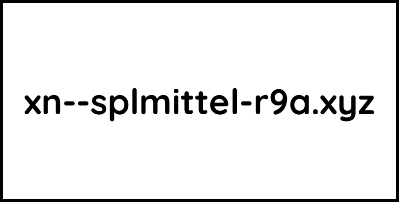 xn--splmittel-r9a.xyz