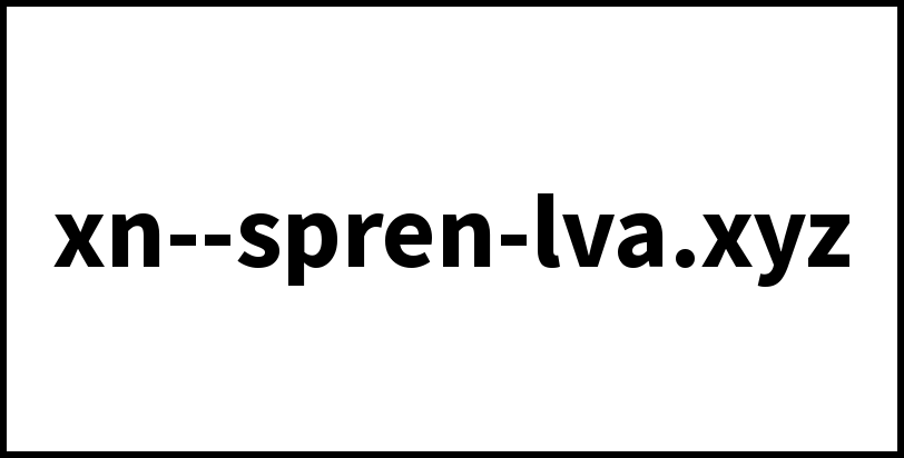 xn--spren-lva.xyz