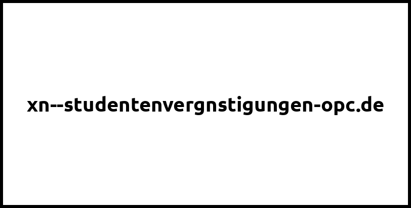 xn--studentenvergnstigungen-opc.de