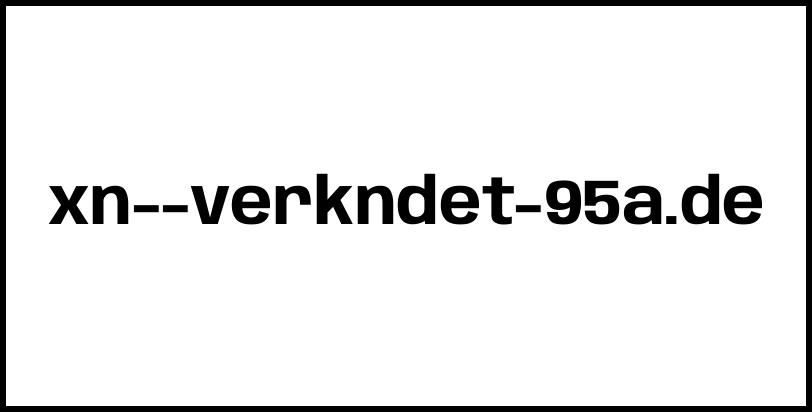 xn--verkndet-95a.de