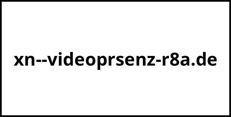 xn--videoprsenz-r8a.de