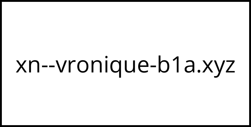 xn--vronique-b1a.xyz