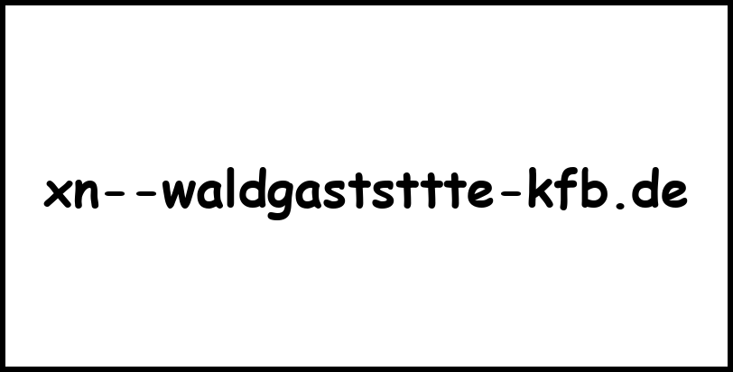 xn--waldgaststtte-kfb.de