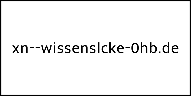 xn--wissenslcke-0hb.de