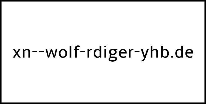 xn--wolf-rdiger-yhb.de