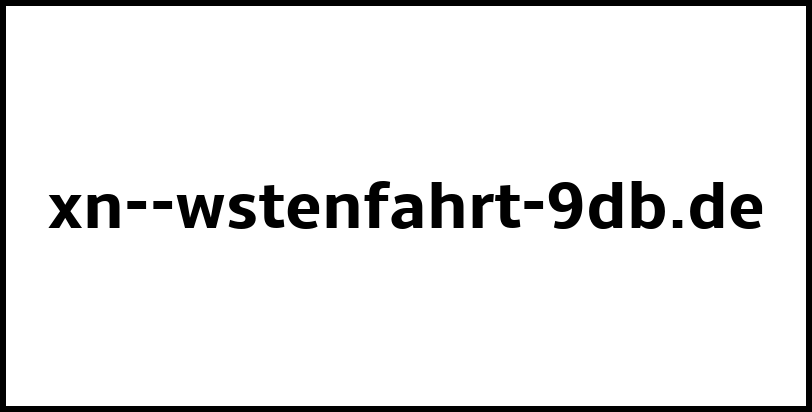 xn--wstenfahrt-9db.de