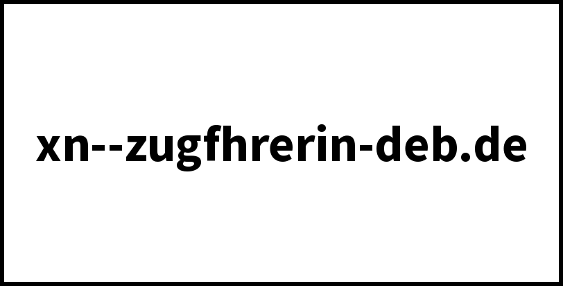 xn--zugfhrerin-deb.de