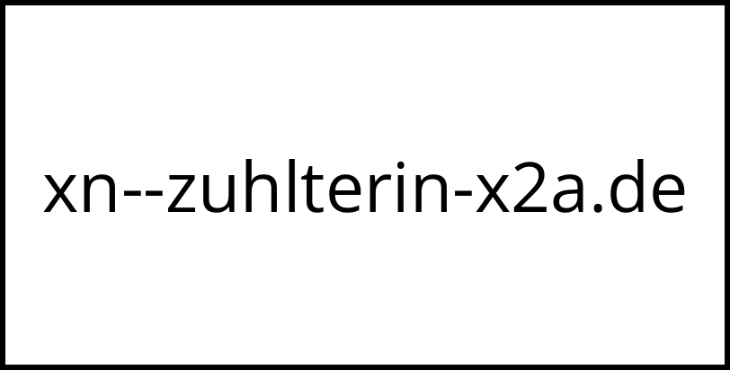 xn--zuhlterin-x2a.de