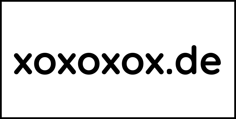 xoxoxox.de