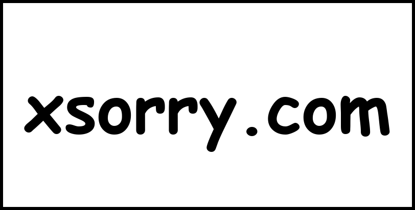 xsorry.com