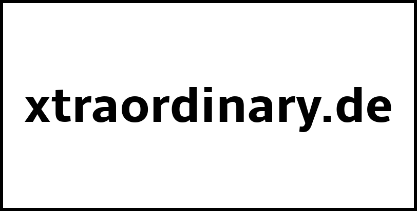 xtraordinary.de