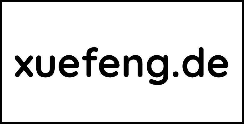 xuefeng.de