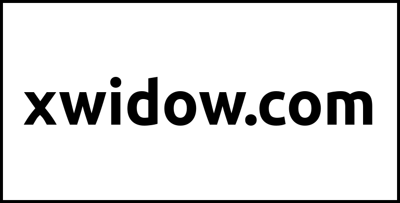 xwidow.com