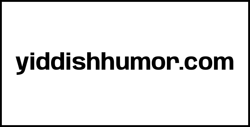 yiddishhumor.com