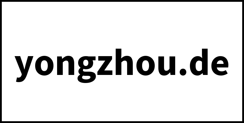 yongzhou.de