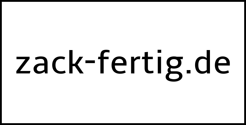 zack-fertig.de