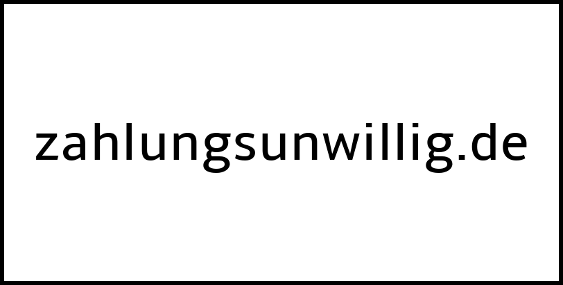 zahlungsunwillig.de