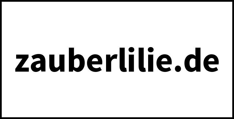 zauberlilie.de