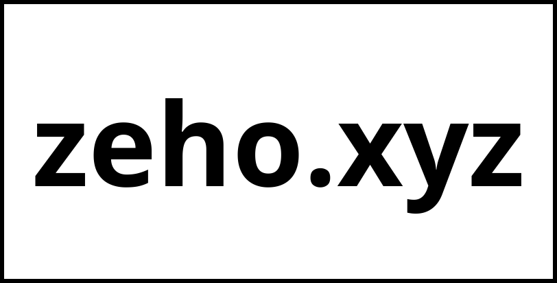 zeho.xyz