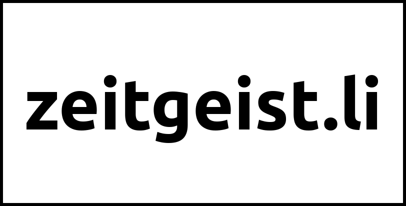 zeitgeist.li