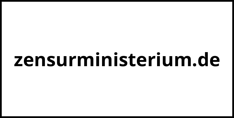 zensurministerium.de