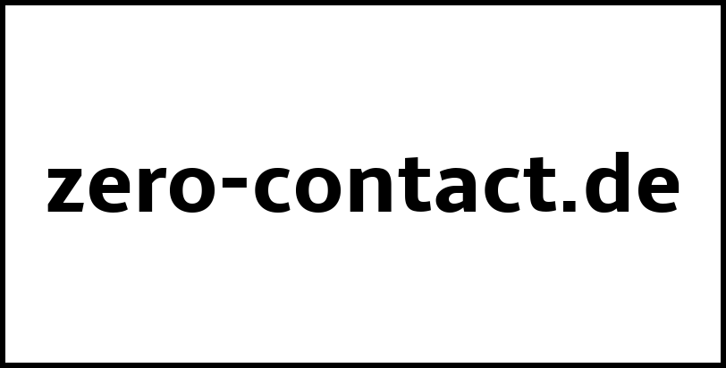 zero-contact.de