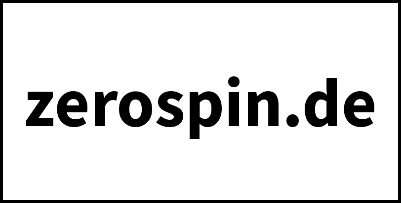 zerospin.de