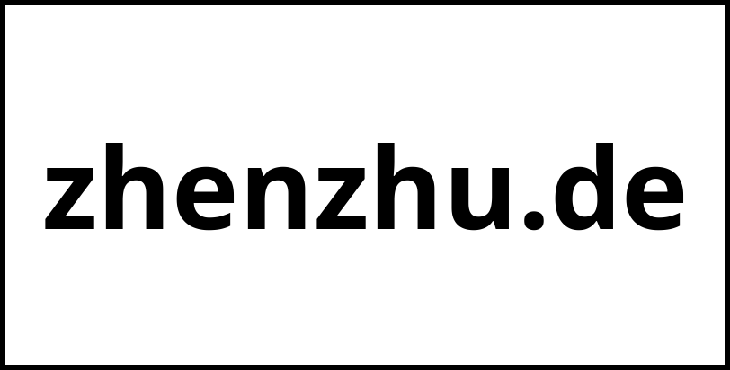 zhenzhu.de