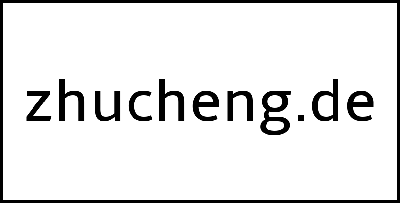 zhucheng.de