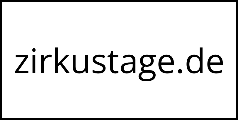 zirkustage.de