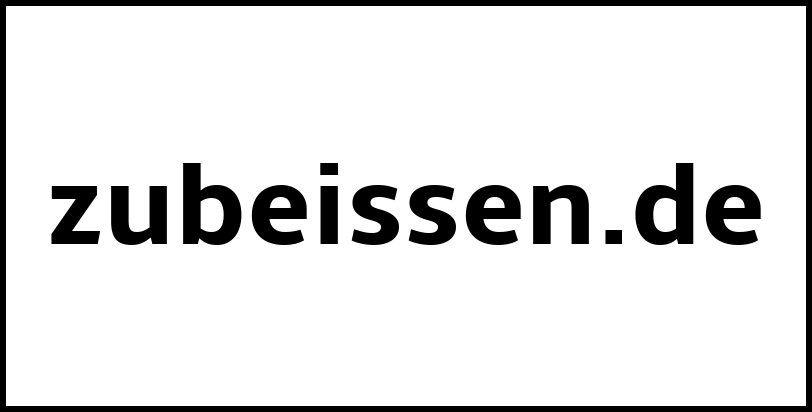 zubeissen.de