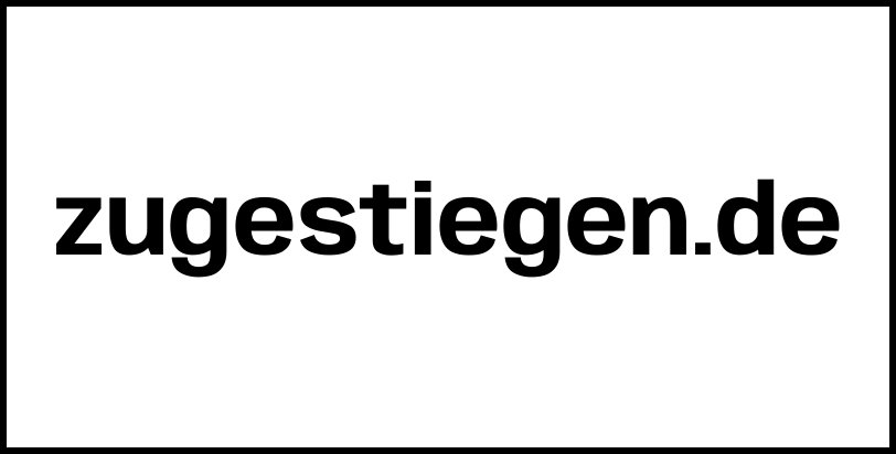 zugestiegen.de