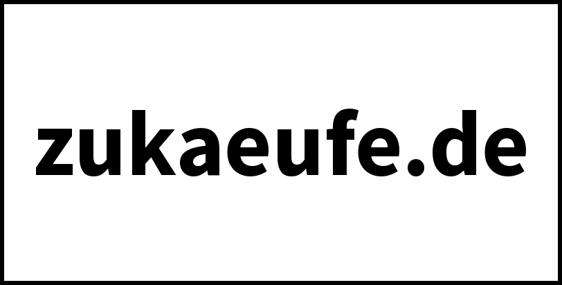 zukaeufe.de