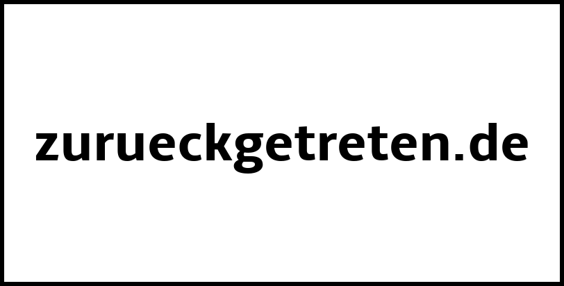 zurueckgetreten.de