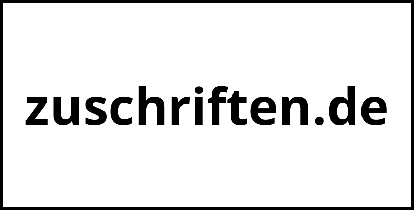 zuschriften.de