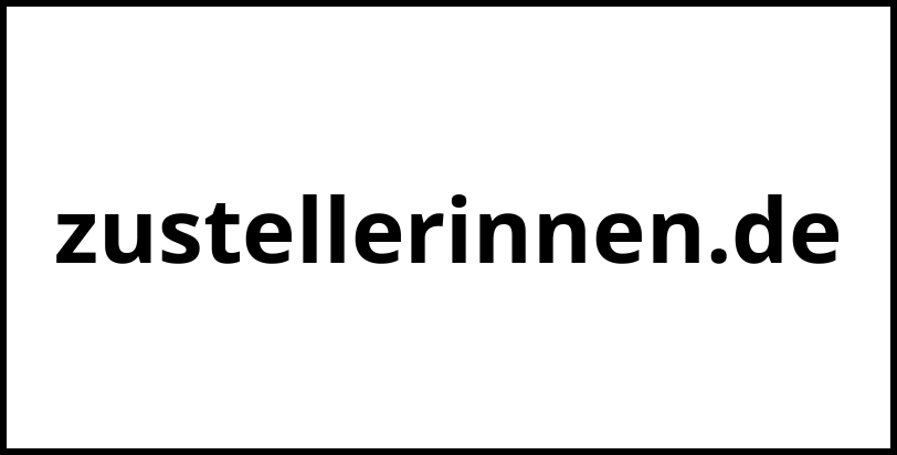 zustellerinnen.de