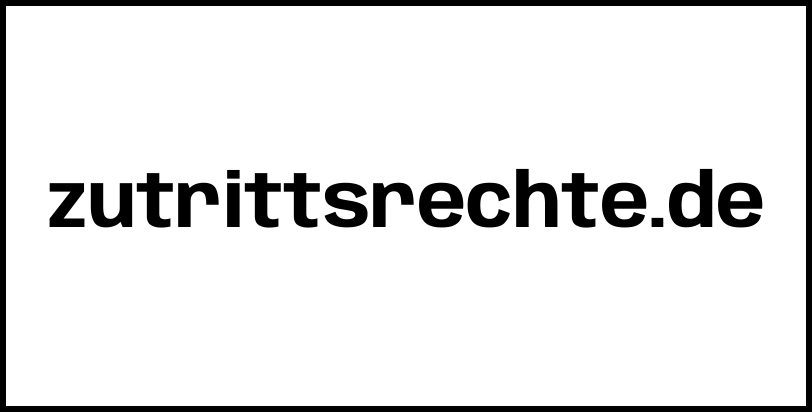 zutrittsrechte.de