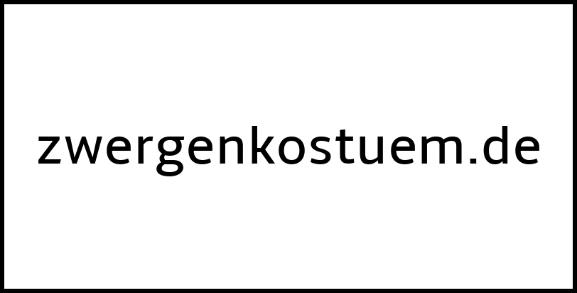 zwergenkostuem.de